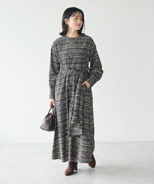 CRAFT STANDARD BOUTIQUE ウエストデザインワンピース B