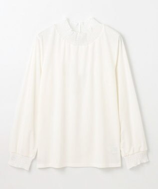 ANY 【洗濯機可】シャーリングデザインプルオーバー オフ