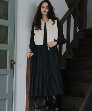 Green Parks ■ＥＳＣＡＲ　フラッフィーベスト Ivory