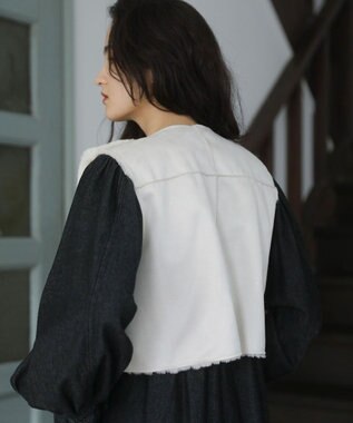 Green Parks ■ＥＳＣＡＲ　フラッフィーベスト Ivory