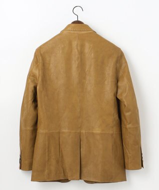 JOSEPH ABBOUD 【キングサイズ・スペインラム使用】 ナチュラルレザージャケット キャメル系