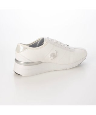 Riz raffinee 【le coq sportif×Riz raffinee】ヒールアップ厚底スニーカー ホワイトカタオシ