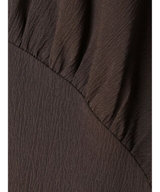 Green Parks ■ＥＳＣＡＲ　ギャザーヨークキリカエワンピース Charcoal Gray