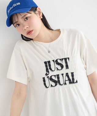 earth music&ecology シャーリングロゴTシャツ