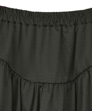 earth music&ecology ラウンド切り替えバルーンミニスカート Black