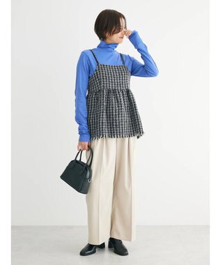 Green Parks ・Ｐｅｔｉｔ　Ｆｌｅｕｒ　ハイウエストワイドパンツ Ivory