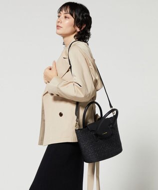 LA BAGAGERIE フラップ2WAYかごトートバッグ