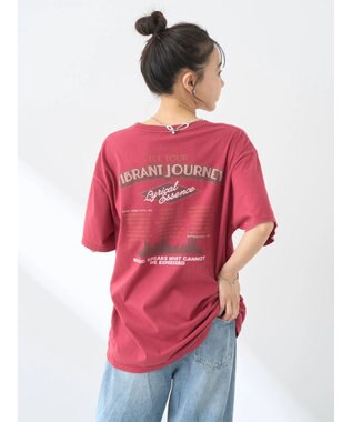 earth music&ecology ウ゛ィンテージライクツアーＴｅｅ Pink