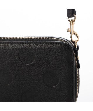 UNBILLION ペルケ perche / 縦横2wayウォレットショルダー ブラックドット