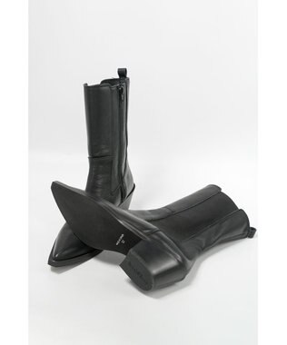 BONTRE 【BONTRE/ボントレ】ポインテッドサイドゴアブーツ ブラック