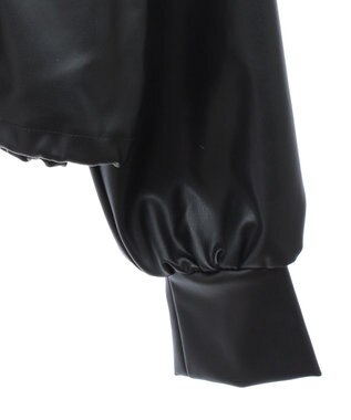 Green Parks フェイクレザードロストブルゾン Black