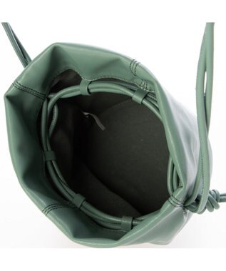 UNBILLION カシュカシュ cachecache / ソフト巾着ショルダーバッグ グリーン