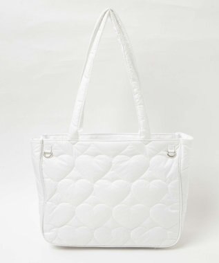 WEGO 【痛バ＆推し活グッズ】ときめきキルティング痛バッグS ホワイト