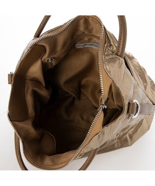 UNBILLION カシュカシュ cachechche / ソフトメタリック2wayミニトート ブロンズ