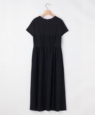 組曲 L 【先行予約】メランジレノクロス ドッキングワンピース ネイビー系