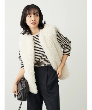 Green Parks ボーダープルオーバー Beige