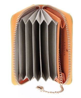 LANVIN en Bleu リム カードケース オレンジ