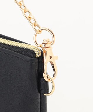 LA BAGAGERIE LA BAGAGERIE×chiyo ポーチ付きフリルエコバッグ ブラック