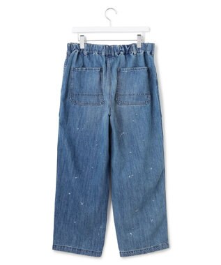 J.PRESS YORK STREET 【UNISEX】ワイド デニムパンツ ネイビー系