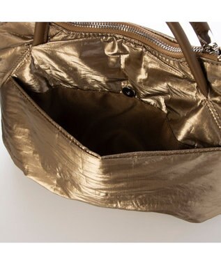 UNBILLION カシュカシュ cachechche / ソフトメタリック2wayミニトート ブロンズ