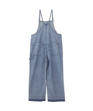 YECCA VECCA 綿麻デニムサロペット Light Indigo