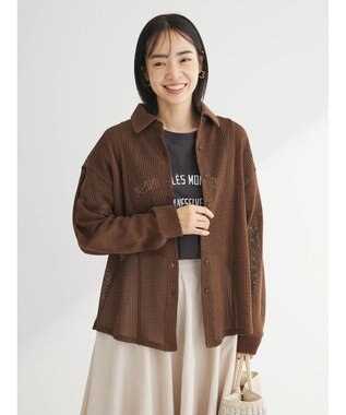 Green Parks カットレースシャツチュニック