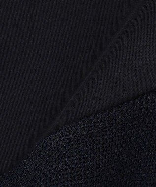 組曲 L 【先行予約】メランジレノクロス ドッキングワンピース ネイビー系