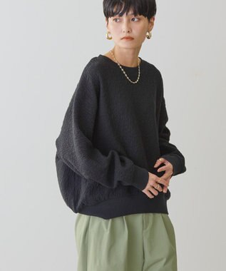 AMERICAN HOLIC フクレジャガードプルオーバー Black