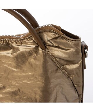 UNBILLION カシュカシュ cachechche / ソフトメタリック2wayミニトート ブロンズ