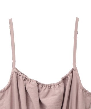 earth music&ecology ラッフルティアードキャミワンピース Pink