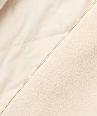 UNFILO 【TAION×UNFILO】リバーシブルボアダウン クリーム