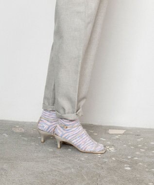 TRICOTE カスリシャギーソックス 82BEIGE