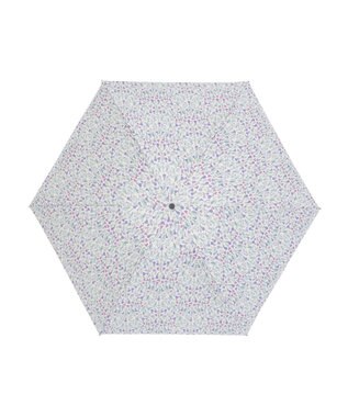 MOONBAT 【 遮光率100％/遮熱/UV/軽量】MACKINTOSH PHILOSOPHY(マッキントッシュフィロソフィー)晴雨兼用日傘 Snowblue Garden Barbrella バーブレラ 折りたたみ傘 フワクール生地使用 ライトパープル