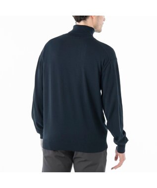 ZERO HALLIBURTON タートルネックニット ワンラインロゴver. ZHG-M5A4e 85117 ネイビー