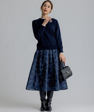 組曲 L 【WEB限定】リラクシーツインニットセット ネイビー系