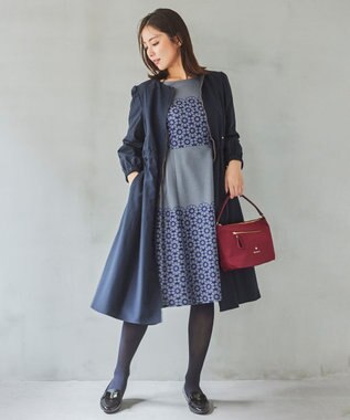 TOCCA 【消臭・洗える】TARP コート ネイビー系