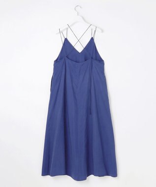 23区 【SLOW/一部店舗限定】キュプラフィブリルクロス キャミ ワンピース ブルー系