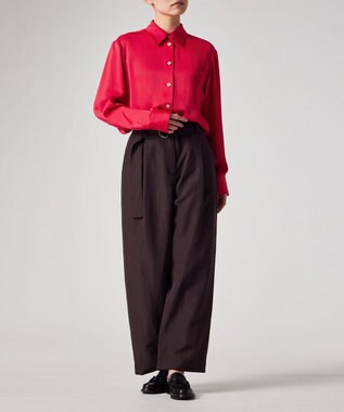 Paul Smith サテン シャツ ローズ