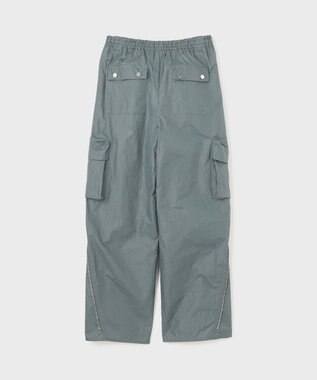 GRACE CONTINENTAL ナイロンジップカーゴパンツ グレー