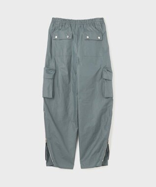 GRACE CONTINENTAL ナイロンジップカーゴパンツ グレー
