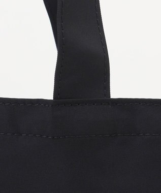 LA BAGAGERIE LA BAGAGERIE×chiyo ポーチ付きフリルエコバッグ ブラック