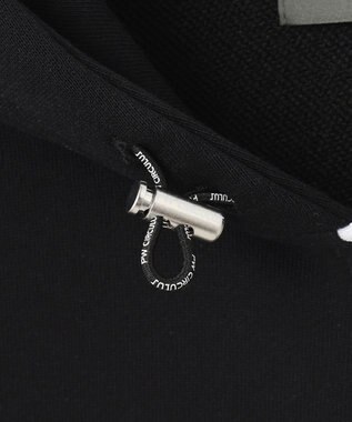 PW CIRCULUS 【MEN】アスレジャー 裏毛 ジップアップ パーカー ブラック系