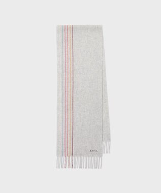 Paul Smith スワール ライン マフラー ライトグレー