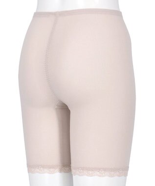 Wing ガードル ソフトな着用感 綿混素材(身生地部) おなか押さえ ロング丈 NV0761 ウイング／ワコール ブラウン