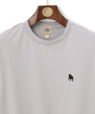 J.PRESS MEN 【一部店舗限定】バックブル ムカラTシャツ ライトグレー系
