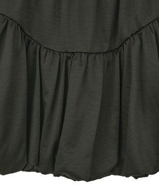 earth music&ecology ラウンド切り替えバルーンミニスカート Black