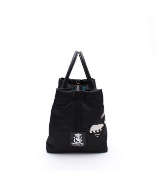 A.D.M.J. 【ナイロン】キューブトート25cm(Dカン＋) BLACK