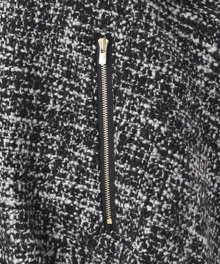 23区 【エステータ】NESSO ツイード ブルゾン ブラック系1