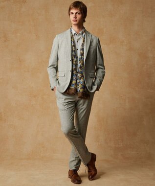 JOSEPH ABBOUD 【キングサイズ・ストレッチ/弱撥水】ムリネジャージー パンツ ベージュ系