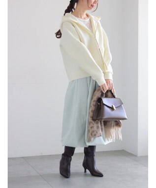 Te chichi ピーチタフタバルーンスカート ミント